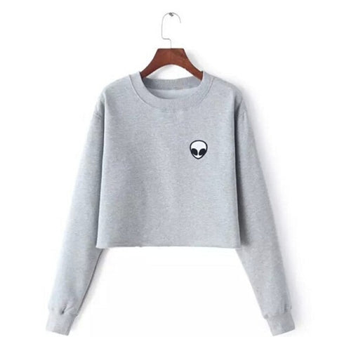 Sweat Alien Femme petit logo