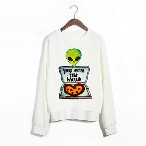 Sweat Alien Femme Outta This World
