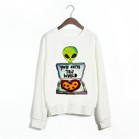 Sweat Alien Femme Outta This World