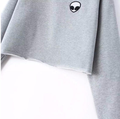 Sweat Alien Femme petit logo