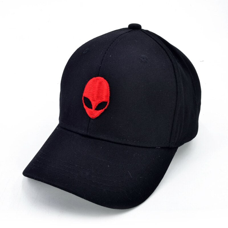 Casquette Alien unisexe Noir et Rouge