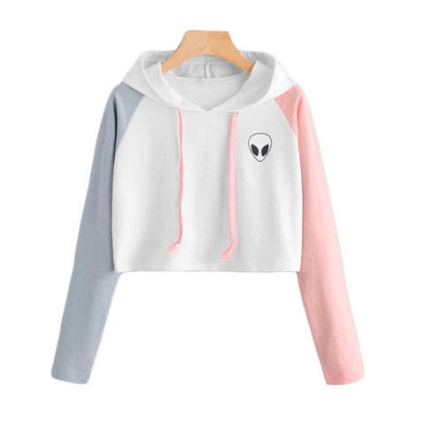 Sweat à Capuche Alien Femme petit logo