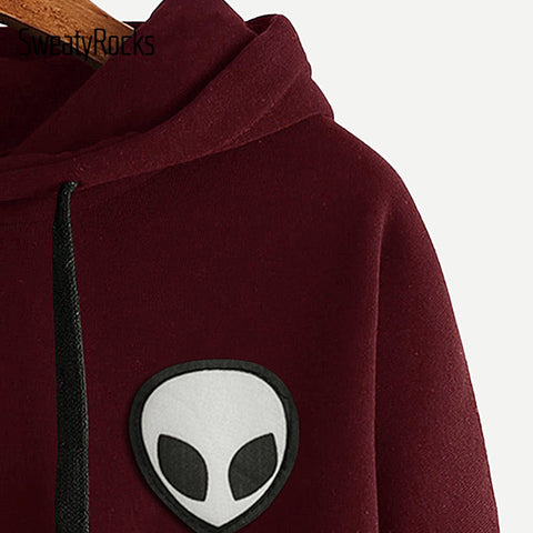 Sweat à Capuche Alien Femme petit logo