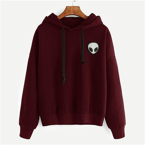 Sweat à Capuche Alien Femme petit logo