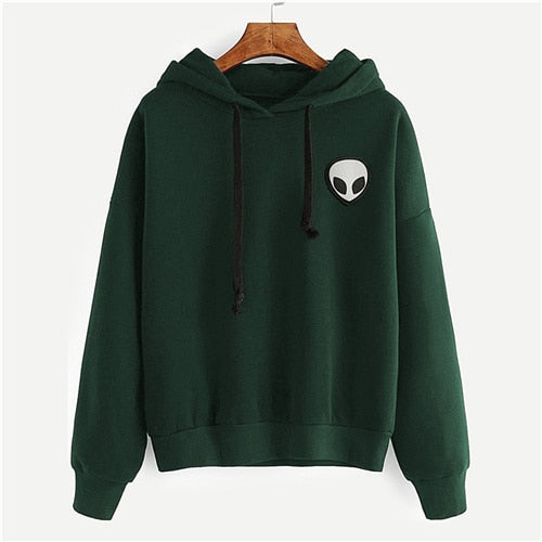 Sweat à Capuche Alien Femme petit logo