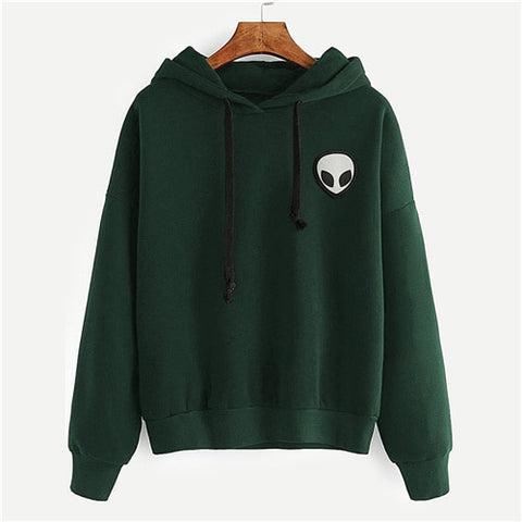 Sweat à Capuche Alien Femme petit logo