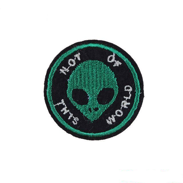 Ecusson Thermocollant Alien Logo Not Of This World