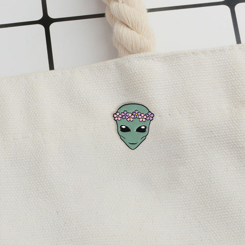 Pin's Alien Fleurs