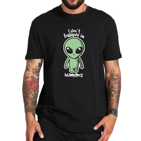 T-shirt Alien Homme I Don't Believe In Humans