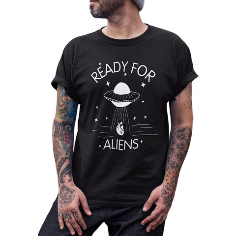 T-shirt Alien Homme Ready For Aliens