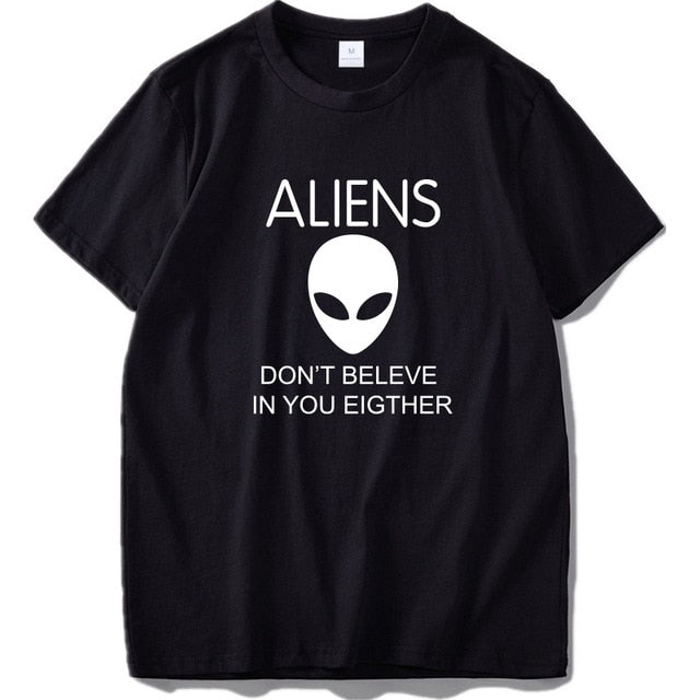 T-shirt Alien Homme Don't Believe In You Eighter