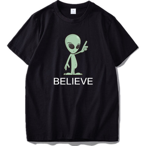 T-shirt Alien Homme Believe