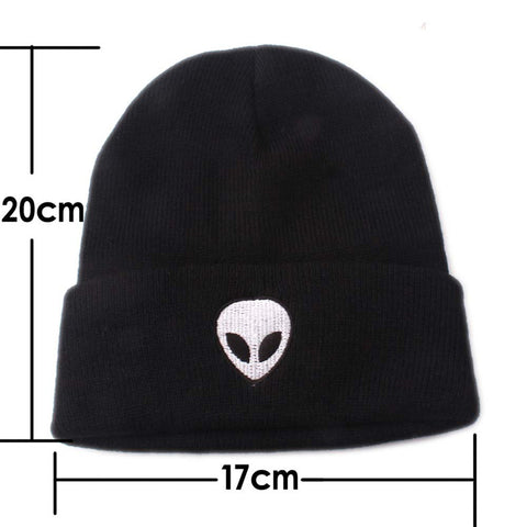 Bonnet Alien unisexe Noir