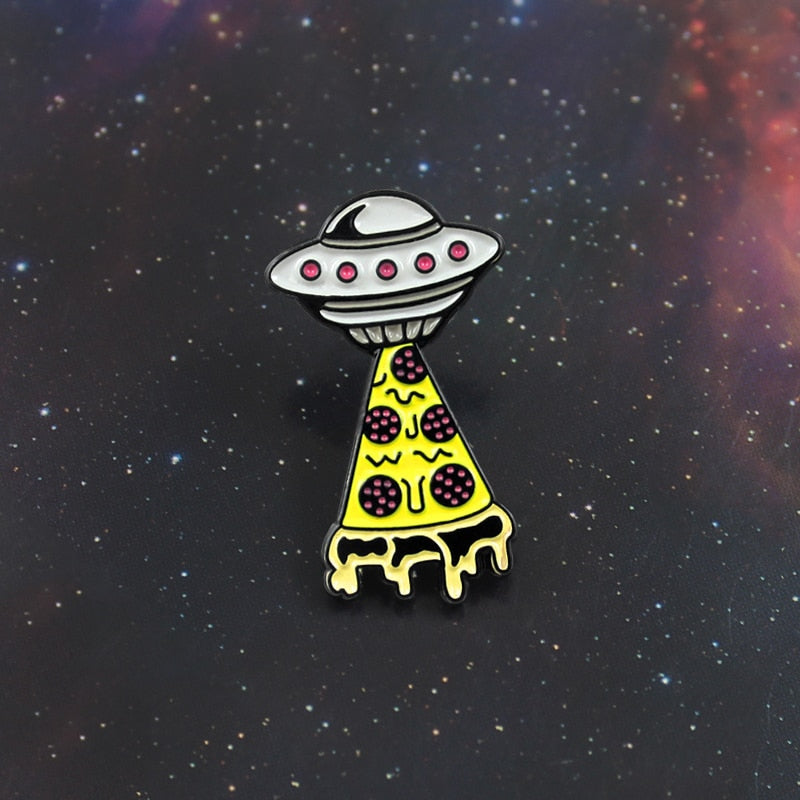 Pin's UFO Pïzza