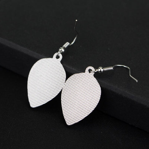 Boucle d'oreille Alien Logo Blanc
