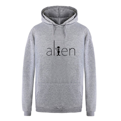 Sweat à capuche Alien Homme Gris