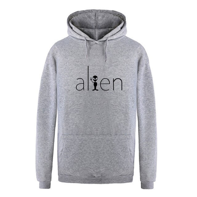 Sweat à capuche Alien Homme Gris