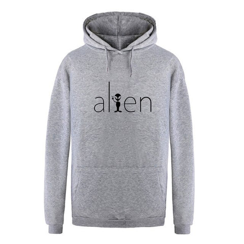 Sweat à capuche Alien Homme Gris